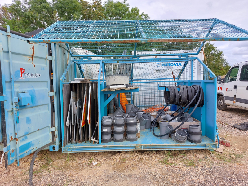 S18103 - Berce Ampli Roll avec Conteneur et Compartiment grillagé