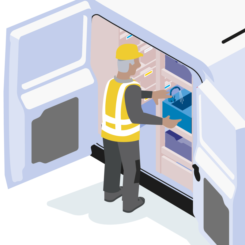 Un évier portable pour les chantiers isolés