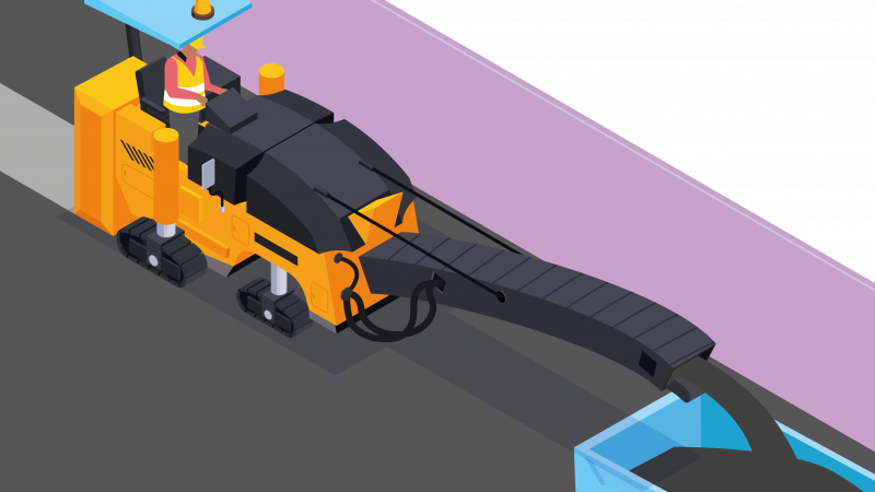 Réaliser des petits rabotages de chaussées en enrobés bitumineux contenant de la silice cristalline