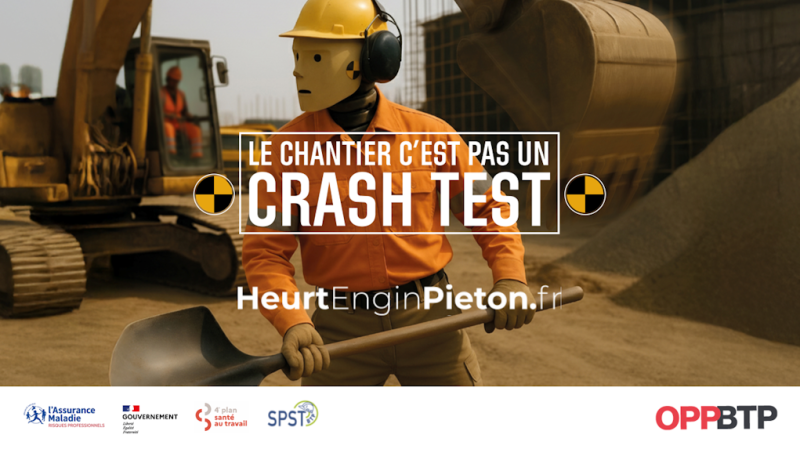 Animer votre quart d'heure sécurité sur le risque de heurt engin-piéton en vidéo