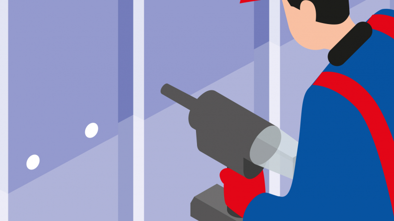 Fixer des tôles de bardage avec une riveteuse électrique
