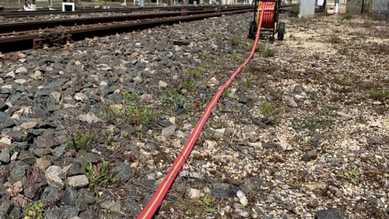 Une ligne de vie lumineuse pour les interventions à proximité de zones dangereuses