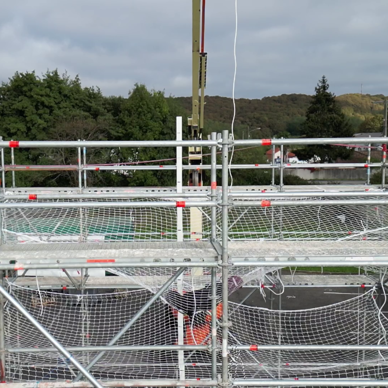 Filets de sécurité : des tests pour améliorer la prévention des chutes de hauteur