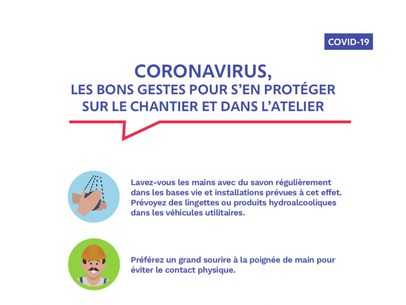 Coronavirus : une affiche pour sensibiliser aux gestes de prévention