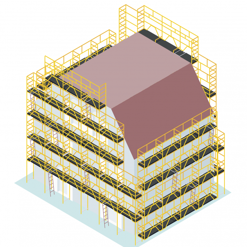 Confier l'installation de son échafaudage de pied à un prestataire spécialisé