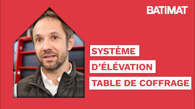 La mécanisation au service des coffrages de dalles : la solution Top'up