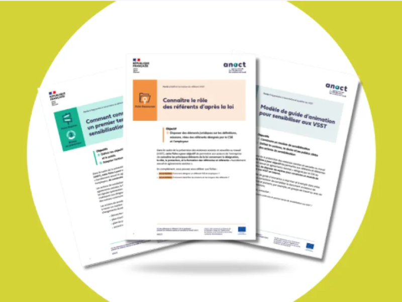 Violences sexistes et sexuelles au travail : un kit prévention de l'Anact à destination des référents CSE et employeur