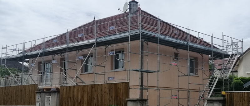 Volées d'escalier pour accès échafaudage