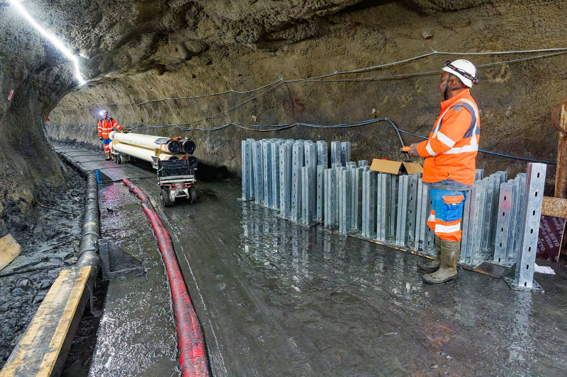 À Valmorel&nbsp;: un chariot électrique au secours de la canalisation en milieu confiné