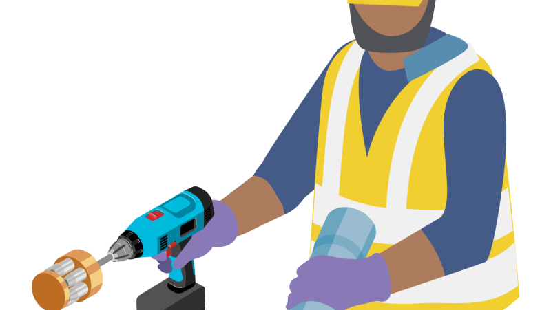 Emboîter facilement deux tuyaux en métal de diamètre identique avec un évaseur