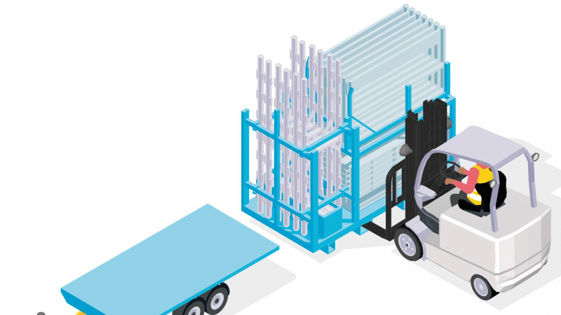 Optimiser le transport de ses échafaudages grâce à un rack à surface augmentée