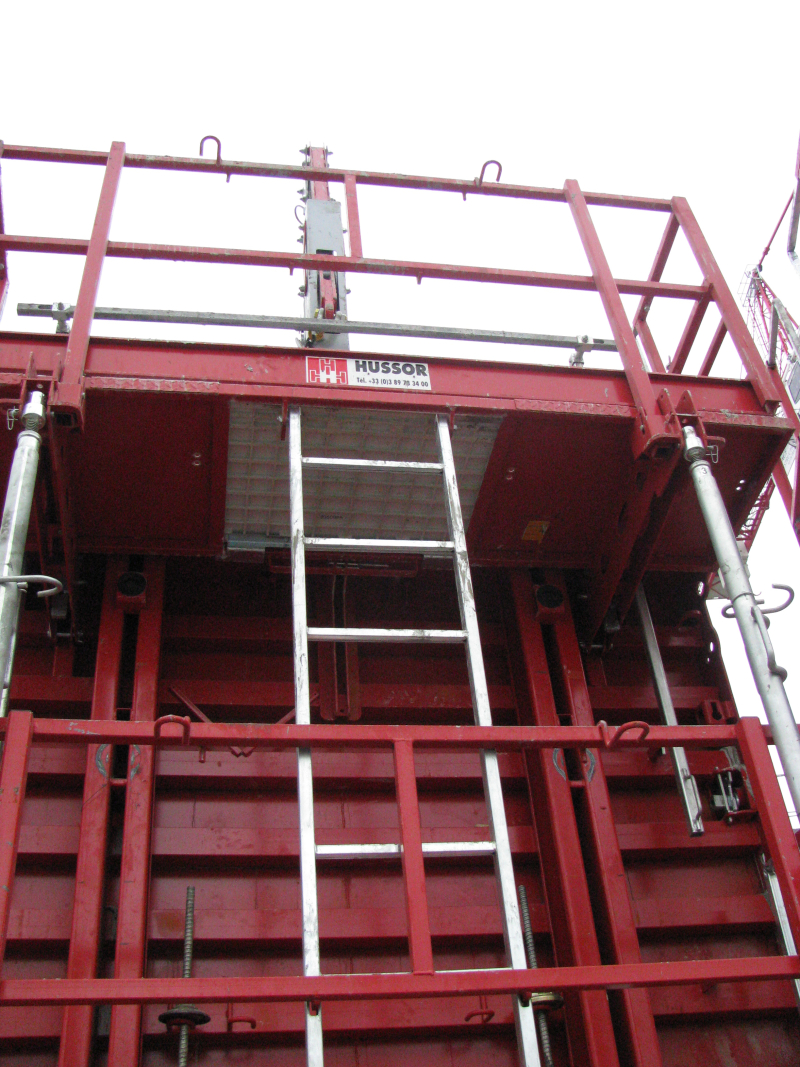 Garde-corps plateforme banche