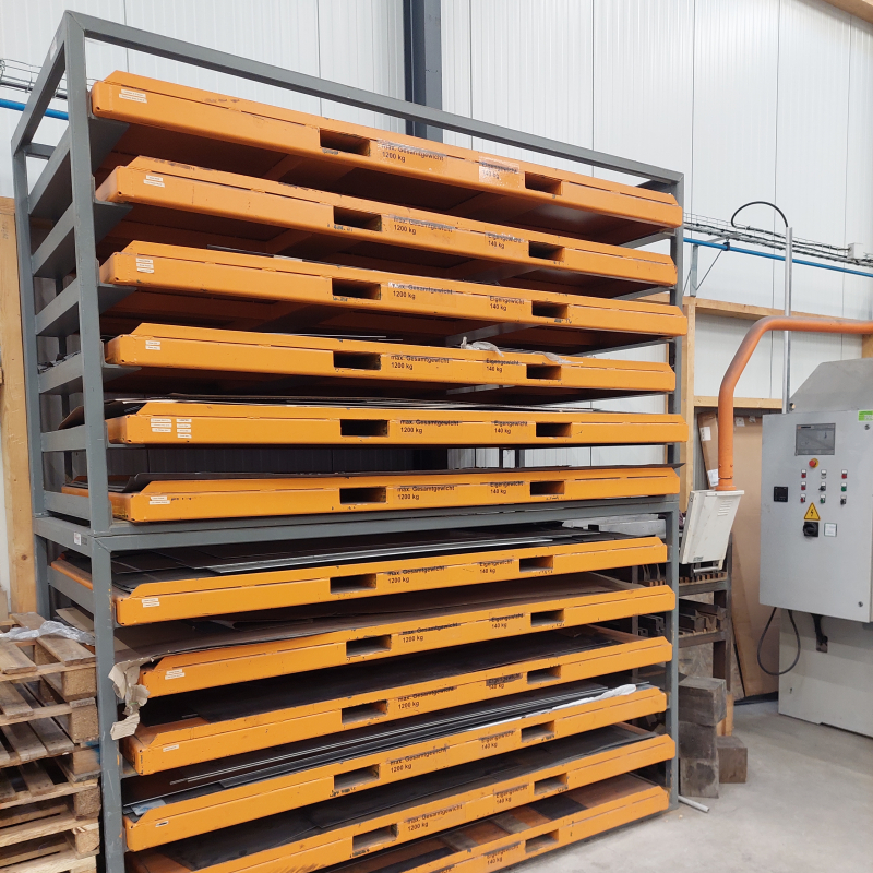 Simplifier le stockage et la manutention de toles grace au Rack à tôles PAVLAC