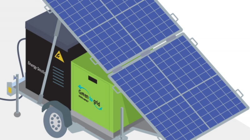 Alimenter sa base vie avec un groupe électrogène hybride solaire