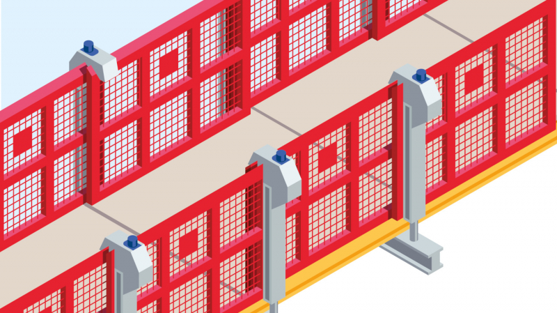 Des garde-corps en PEHD faciles à mettre en œuvre