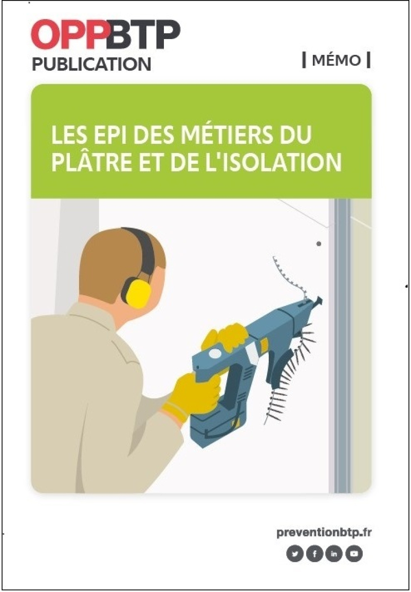 Les EPI des métiers du plâtre et de l’isolation : usage et critères de choix