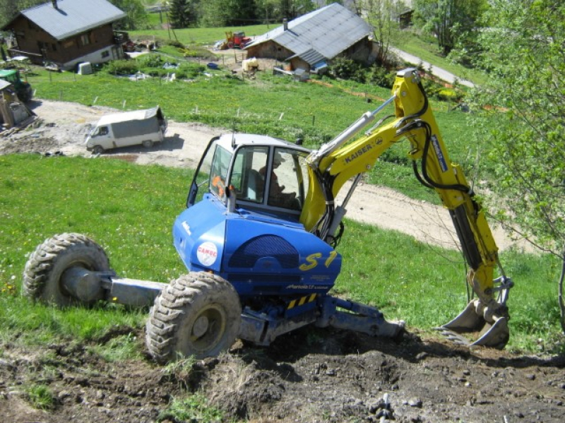 Pelles à chenilles