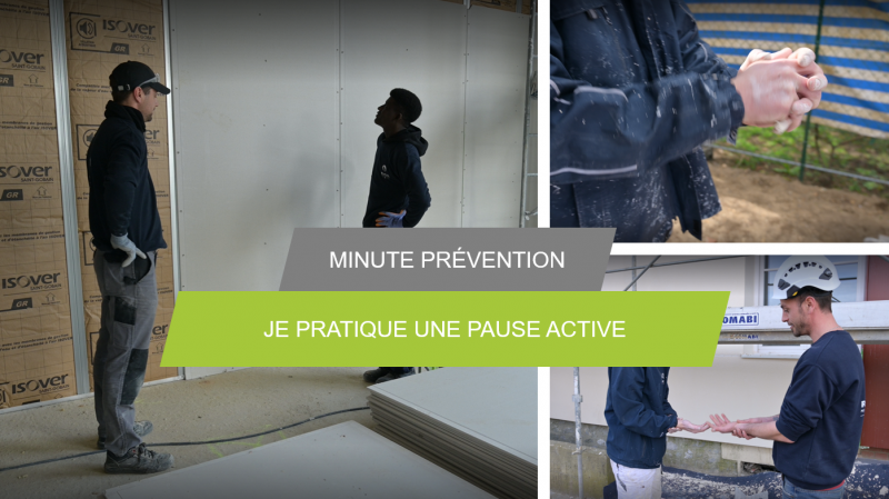 Je pratique des pauses actives