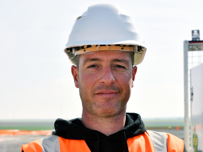 Sylvain Daubanay, géomètre projeteur