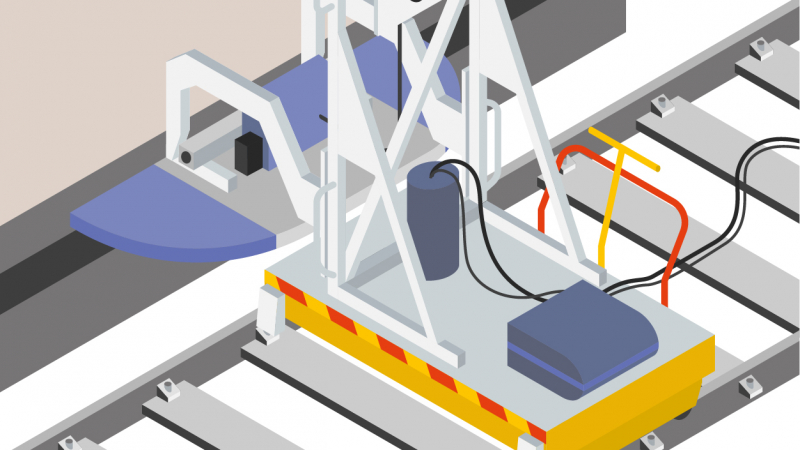 Une découpe des bordures des quais de gare mécanisée et sécurisée