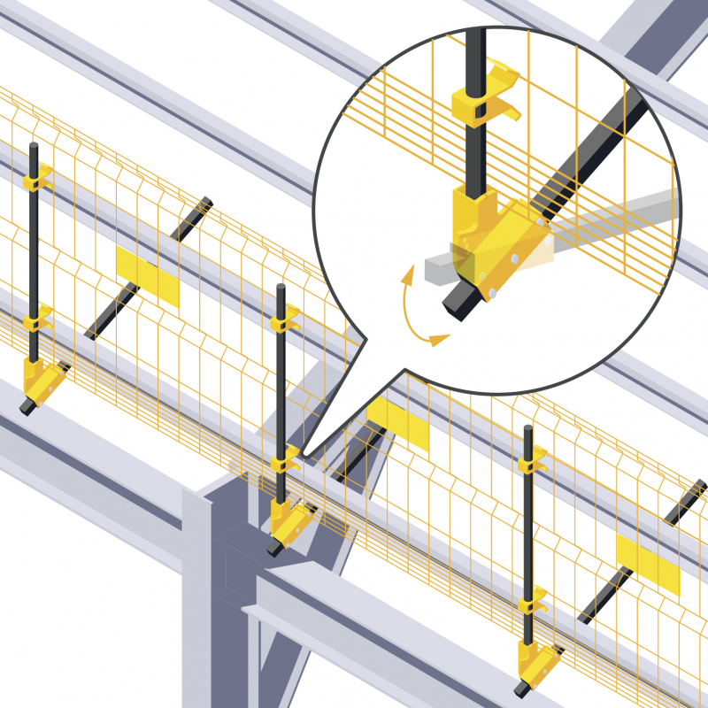 Un équipement de protection collective conçu pour les structures métalliques