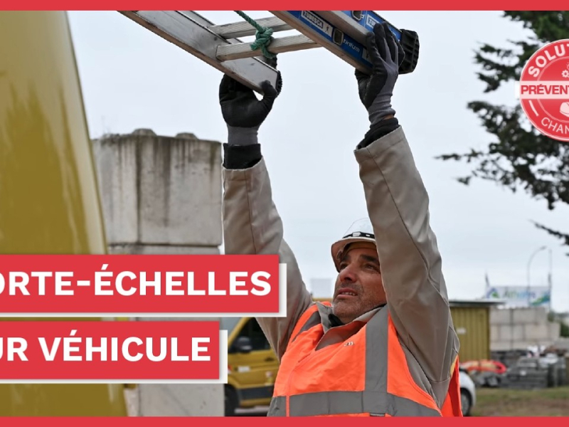 Porte-échelles pour utilitaires : sécuriser le chargement sur chantier