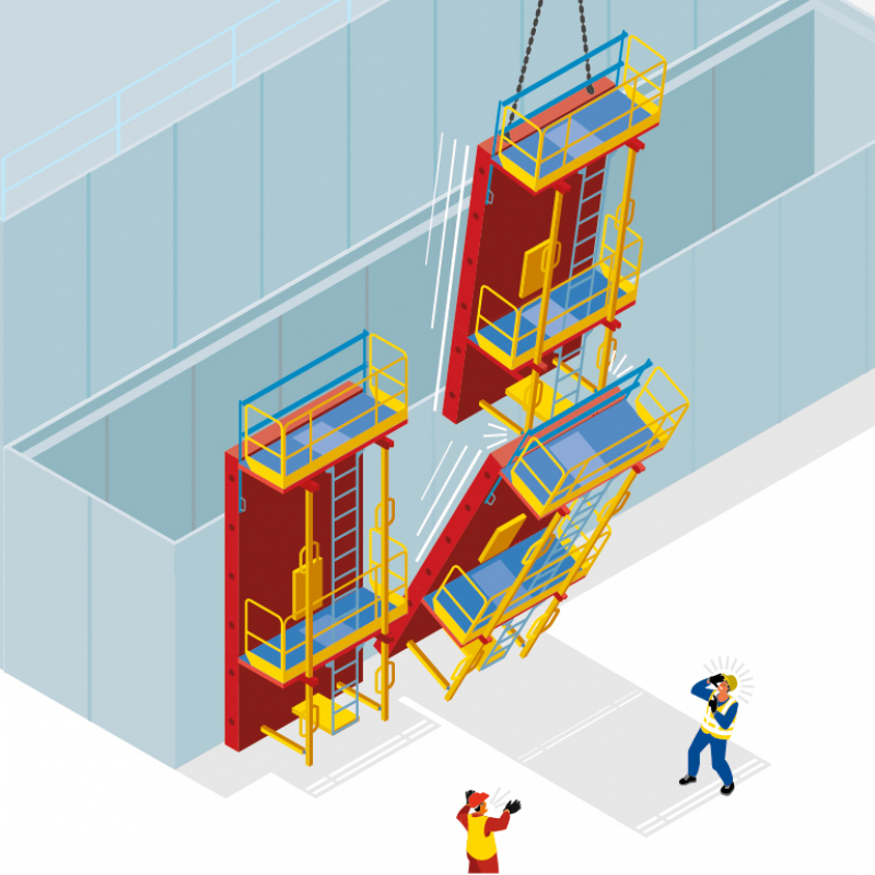 Écrasé par une banche