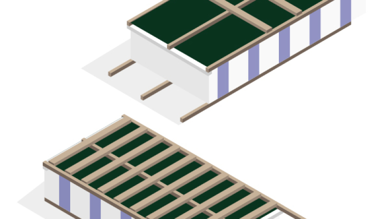 Préfabriquer en atelier les caissons de toiture pour maisons individuelles