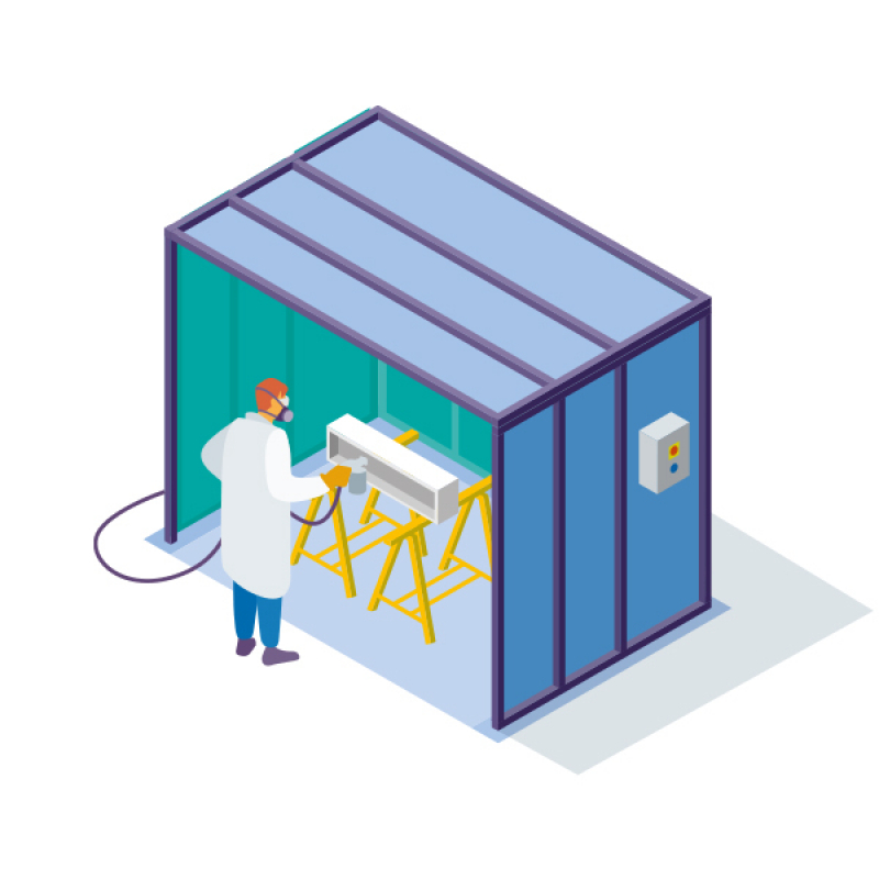 Cabines de peinture : les mesures de prévention à mettre en œuvre