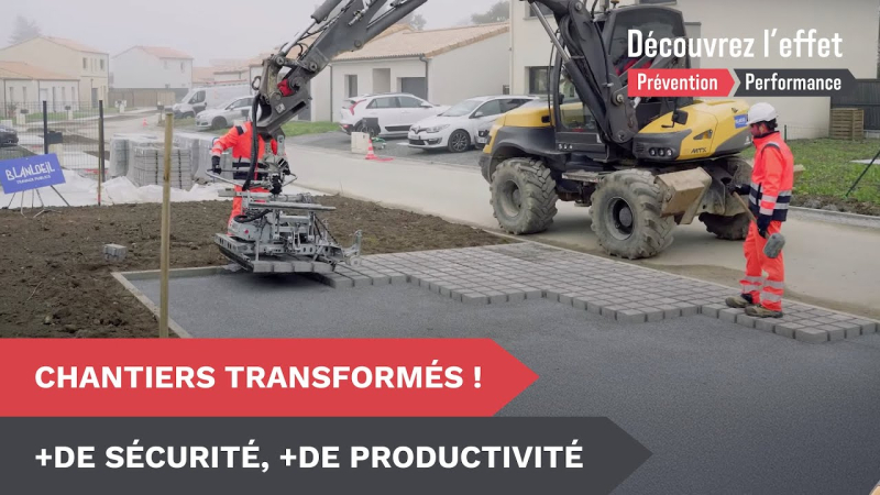 Utiliser une règle réglable et une pince de manutention pour pavés