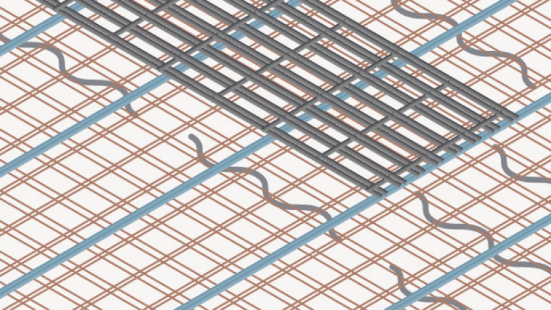 Des panneaux de treillis soudé sur mesure pour soulager les compagnons lors du ligaturage