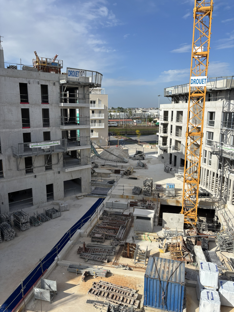 Visite du ministre Chantier Drouet