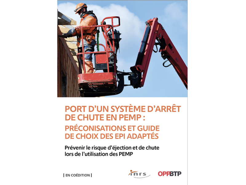 Port d’un système d’arrêt de chute en PEMP : sortie du guide de préconisations et de choix des EPI