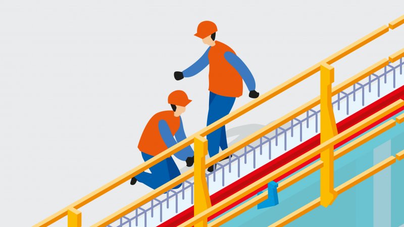 Des coffrages de rive de dalle intégrant des protections pour améliorer la sécurité