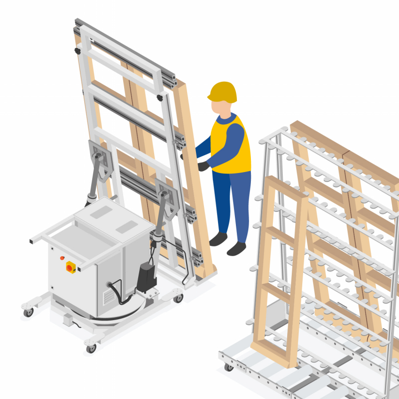 Optimiser la finition des menuiseries avec une table basculante rotative