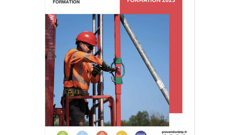 Le nouveau catalogue Formation 2025 de l’OPPBTP est publié