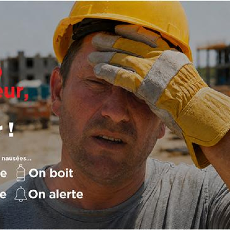 Chaleurs extrêmes : BTP santé au travail lance une campagne de sensibilisation innovante