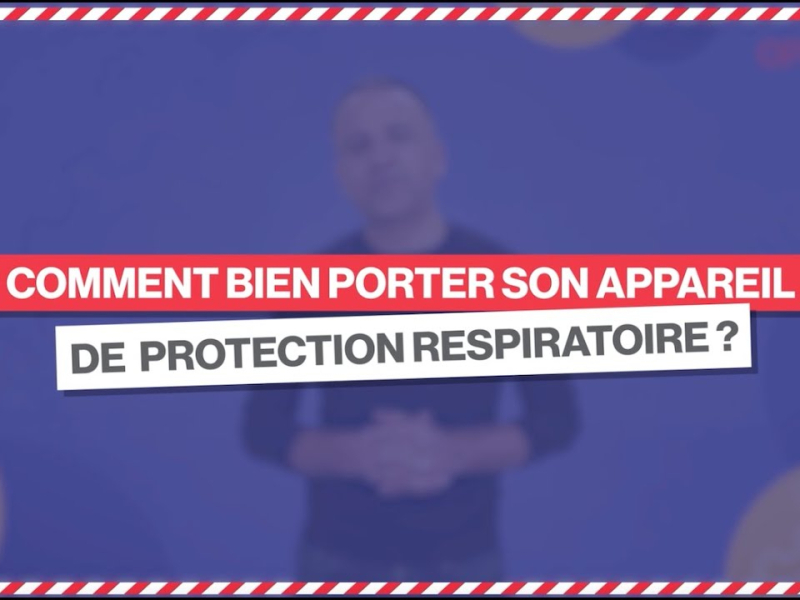 Comment bien porter un masque de protection respiratoire ?