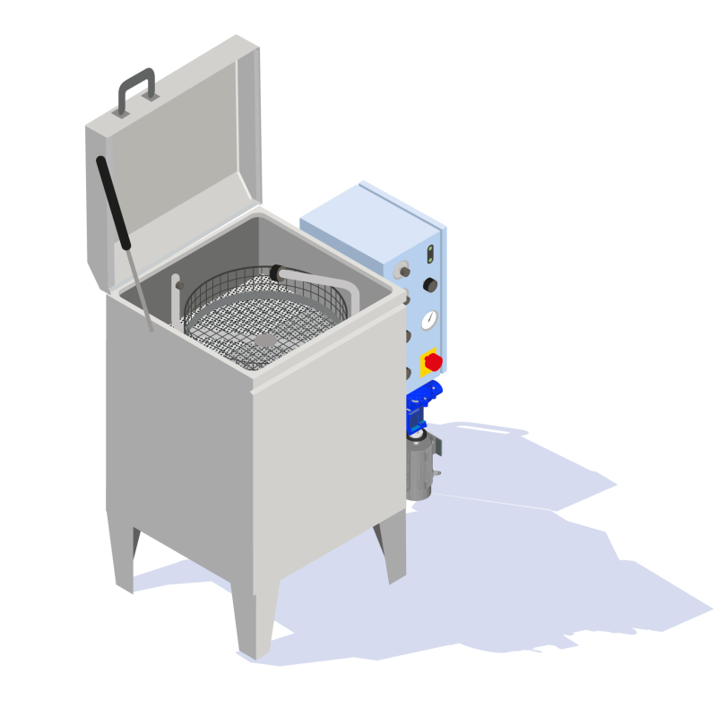 Une unité automatique pour le nettoyage des outils de coupe des machines à bois