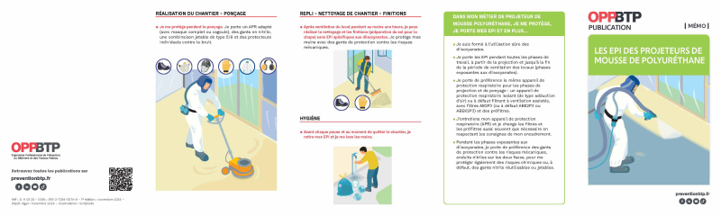 M69 - Les EPI des projeteurs de mousse de polyuréthane