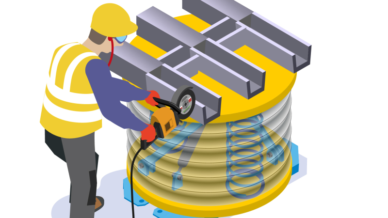 Travailler à bonne hauteur grâce à une table élévatrice avec plateau tournant