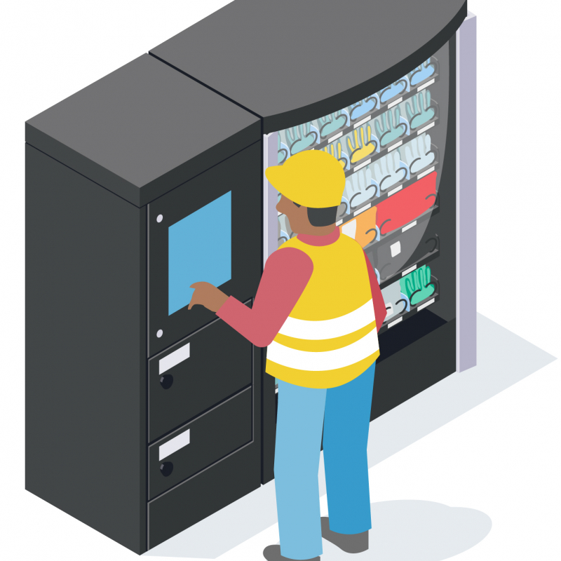 Faciliter la distribution et la gestion des EPI avec un distributeur automatique