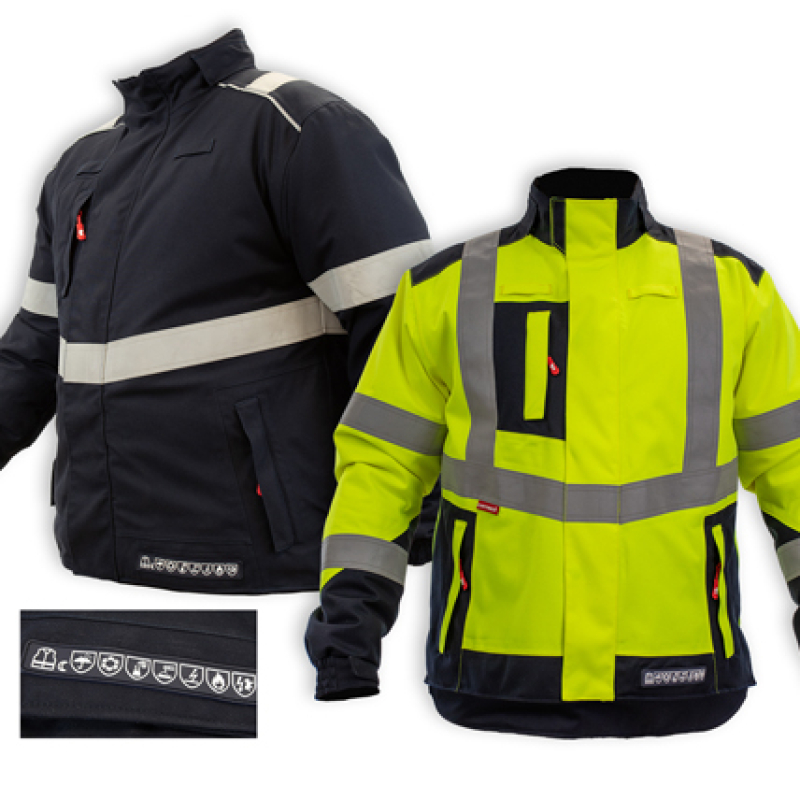 Un blouson de protection multirisques chaud et confortable