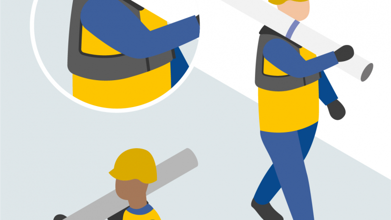 Une protection d'épaule pour faciliter les manutentions et le transport de charges des soliers