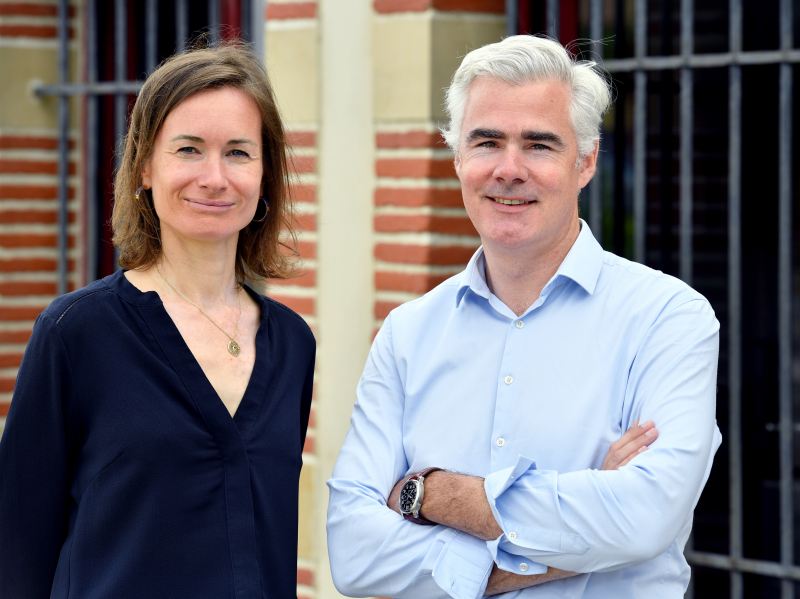 Véronique et Stanislas Chevrin-Geli, chargée de prévention et directeur de l’entreprise.
