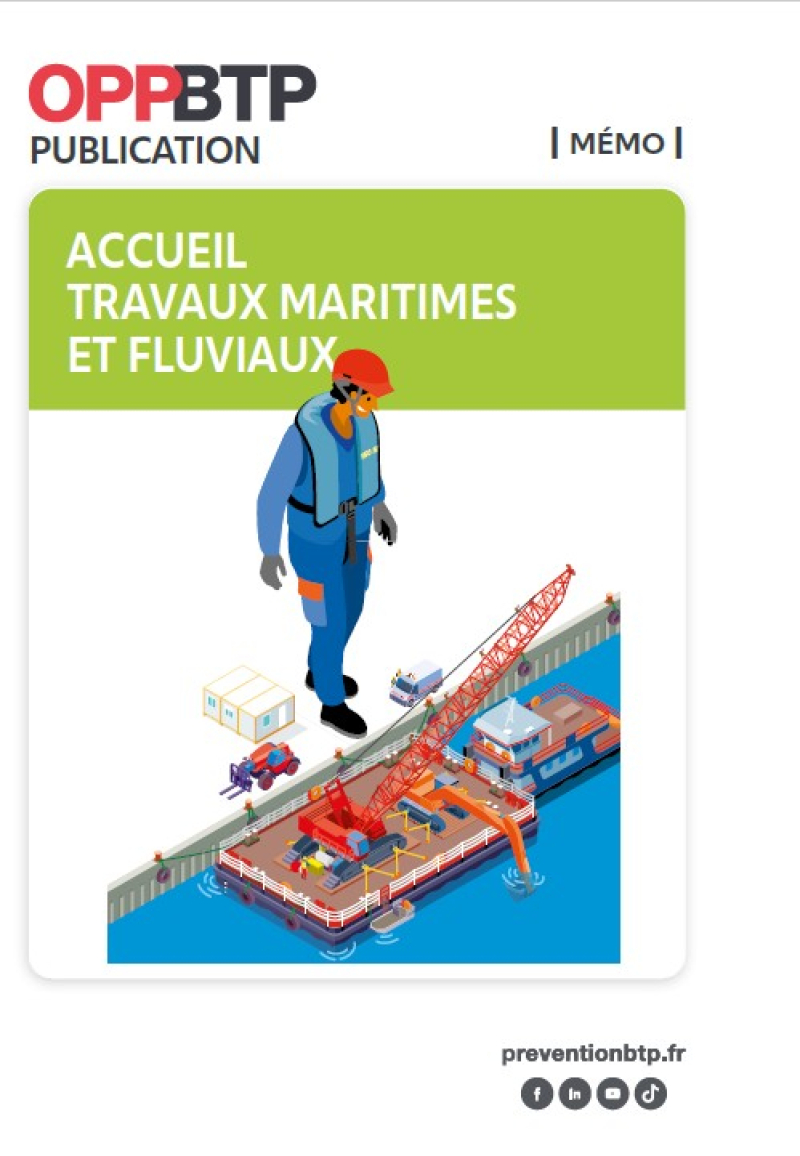 Accueillir sur un chantier de travaux maritimes et fluviaux