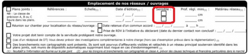 Extrait récépissé de DICT