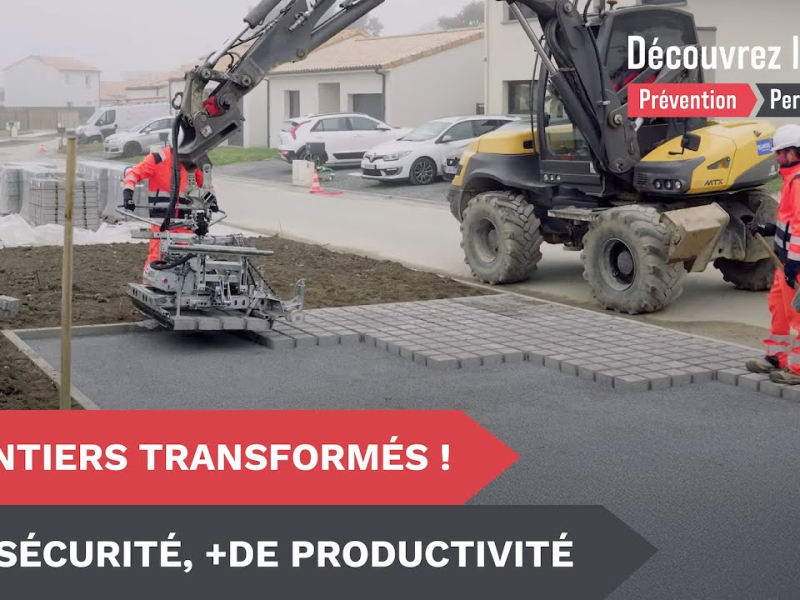 Utiliser une règle réglable et une pince de manutention pour pavés