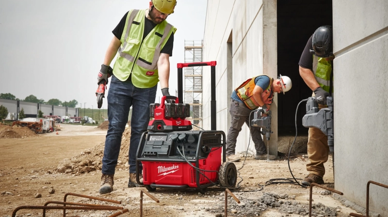 Une station d’énergie portable et polyvalente pour le chantier