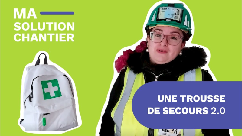 Une trousse de secours version sac à dos : l’astuce simple et efficace sur chantier